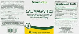 Cal/Mag/Vit D3 with Vitamin K2