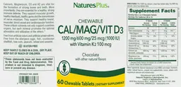 Cal/Mag/Vit D3 with Vitamin K2 Chocolate