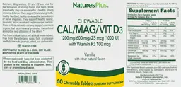 Cal/Mag/Vit D3 with Vitamin K2 Vanilla