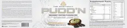 Label for PUDD'N Cookie Dough 'N Cream