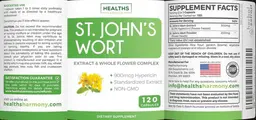 Label for St. John's Wort