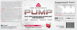 Label for PUMP Cherry Burst