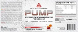Label for PUMP Sangria