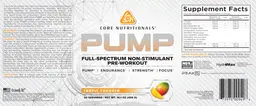 Label for PUMP Tropic Thunder