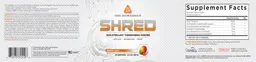 Label for SHRED Tropic Heat