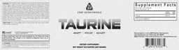 Label for Taurine