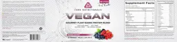Label for VEGAN Mixed Berry