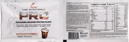 Label for PRO Chocolate Mocha Sample