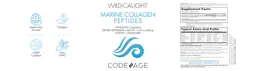Label for Marine Collagen Peptides Powder Unflavored