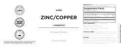 Label for Zinc/Copper