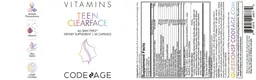 Label for Teen Clearface
