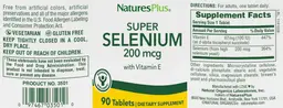 Super Selenium 200 mcg with Vitamin E