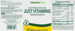 Just Vitamins Sustained Release