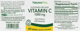 Vitamin C 1000 mg with Rosehips Sustaine