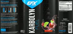 Label for Karbolyn Fuel Cherry Limeade