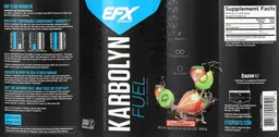 Label for Karbolyn Fuel Strawberry Kiwi