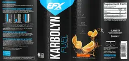 Label for Karbolyn Fuel Orange