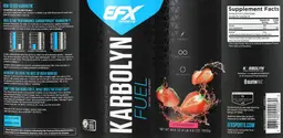 Label for Karbolyn Fuel Strawberry