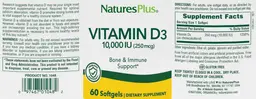 Vitamin D3 10,000 IU (250 mcg)