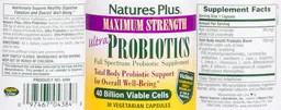 Label for Ultra Probiotics