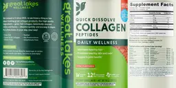 Label for Quick Dissolve Collagen Peptides Chai Flavored