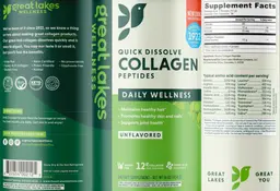 Quick Dissolve Collagen Peptides Unflavo