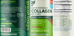 Label for Collagen Hyrolysate Chocolate Flavored