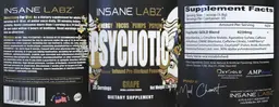 Label for Psychotic Gold Grape