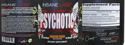 Label for Psychotic Hawaiian Orange