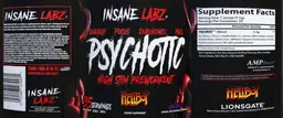 Label for Psychotic Hellboy Grape