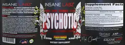 Label for Psychotic Peach Mango