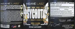 Label for Psychotic Gold Pina Colada