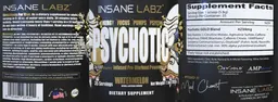Label for Psychotic Gold Watermelon