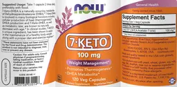 Label for 7-KETO 100 mg