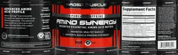 Label for Amino Synergy + Purcaf Caffeine Raspberry Lemonade