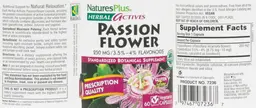 Label for Passion Flower 250 mg