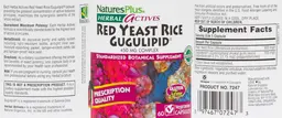 Label for Red Yeast Rice Gugulipid