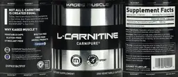Label for L-Carnitine Carnipure