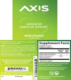 Label for Advanced Digestive Support