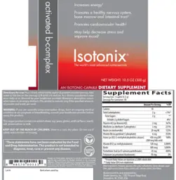 Label for Activated B-Complex