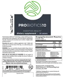 Label for Probiotics10