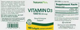 Vitamin D3 1000 IU (25 mcg)
