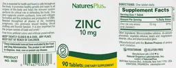 Zinc 10 mg