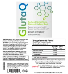 Label for GlutaQ