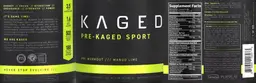 Label for Pre-Kaged Sport Mango Lime