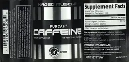 Label for PurCaf Caffeine