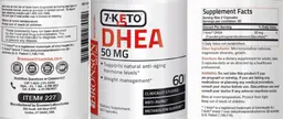 Label for 7 Keto DHEA 50 mg