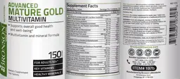 Label for Advanced Mature Gold