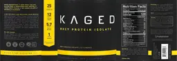 Label for Whey Protein Isolate S'mores