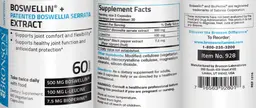 Label for Boswellin + Extract